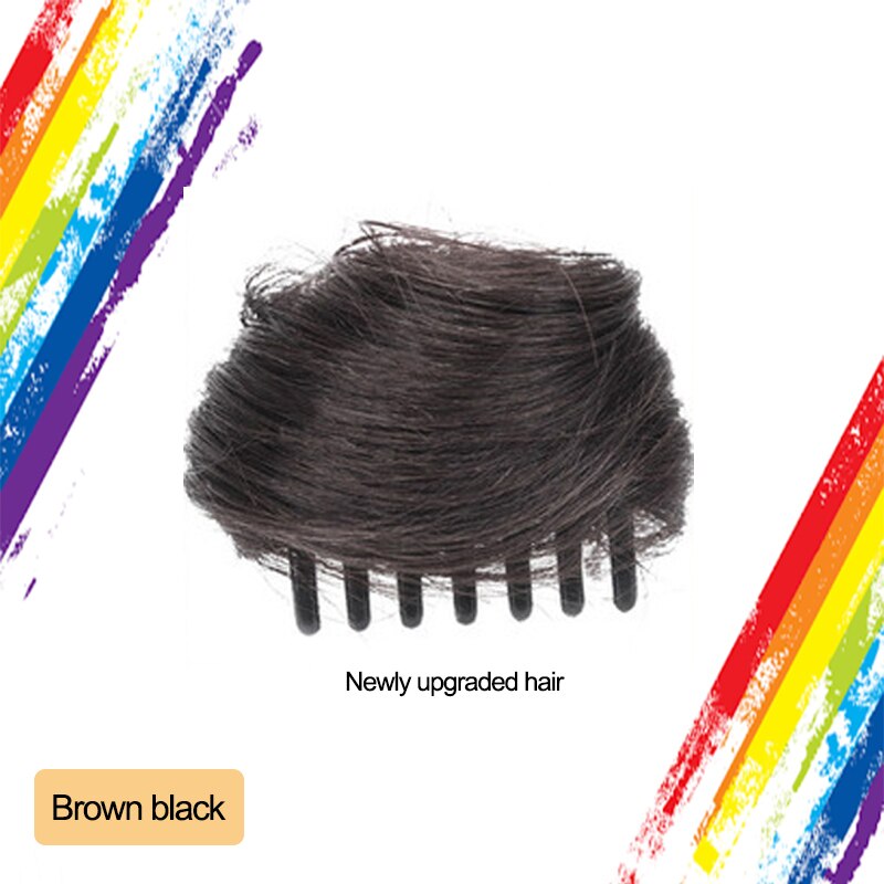 DIANQI synthétique petite pince cheveux Chignon Chignon femmes cheveux chouchou perruques pour femmes fille enfants bandes de cheveux