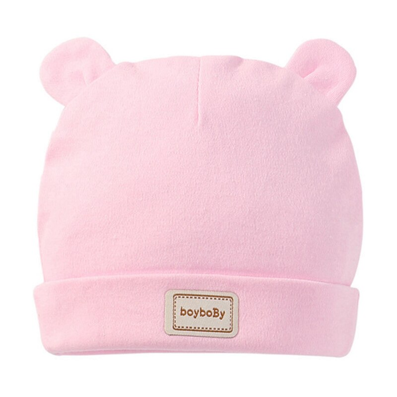 3 farben Baby Infant Solide Doppel Schicht Aus Reiner Baumwolle Hüte Lätzchen Set Für Neugeborene Mädchen Jungen Nette Caps: PK2