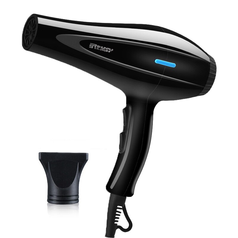 Secador de pelo de 220V con concentrador, difusor para boquillas, peine, cepillo, salón, secador de pelo para el hogar, Herramienta de Peinado, D35: 2 in 1