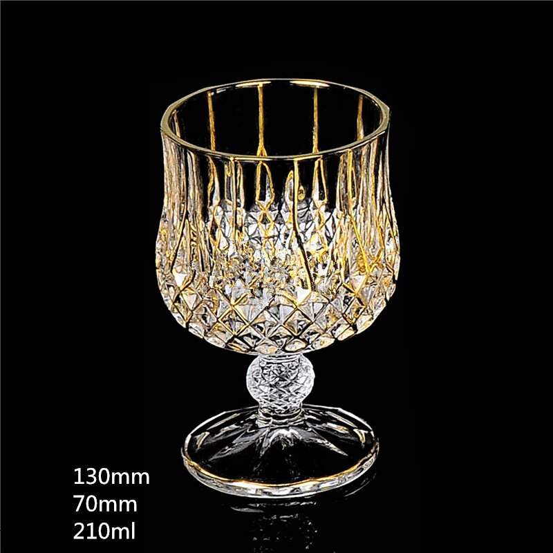 Ouderwetse Whisky Glas Trace Golden Crystal Drinkglazen Chivas Wijn Cup Bar Vasos De Cristal Verre Een Vin Vidro tumbler: Style 17