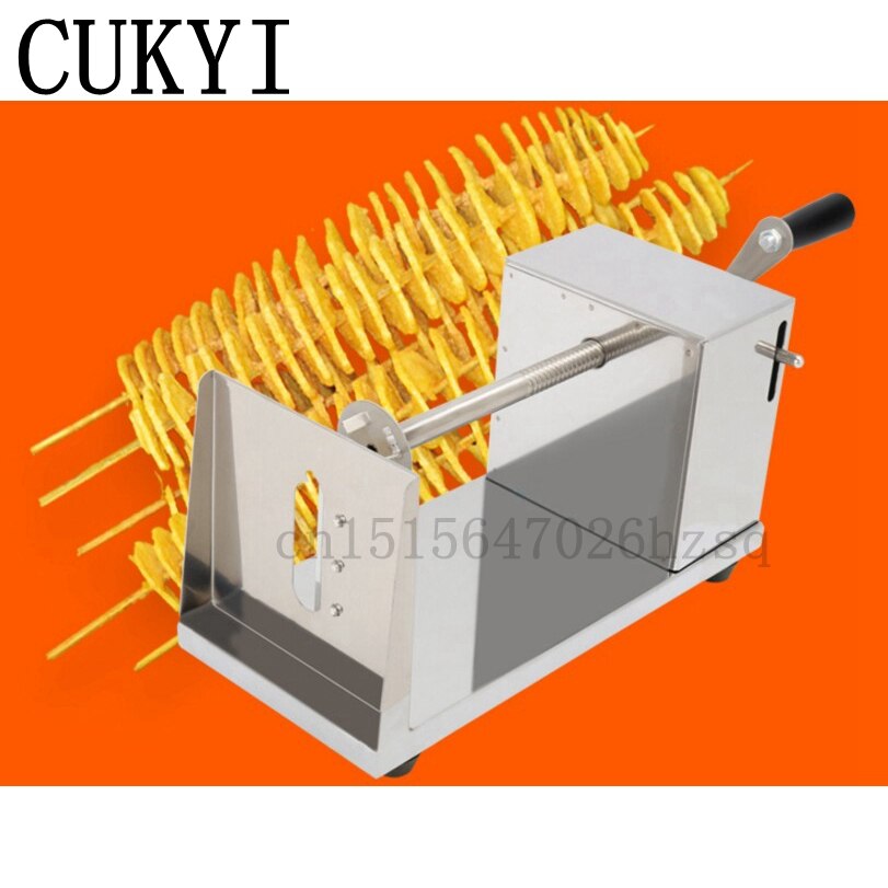 Manual tornado potato cutter machine spiral cutting machine chips machine Kitchen Accessories Cooking Tools Chopper Potato Chip