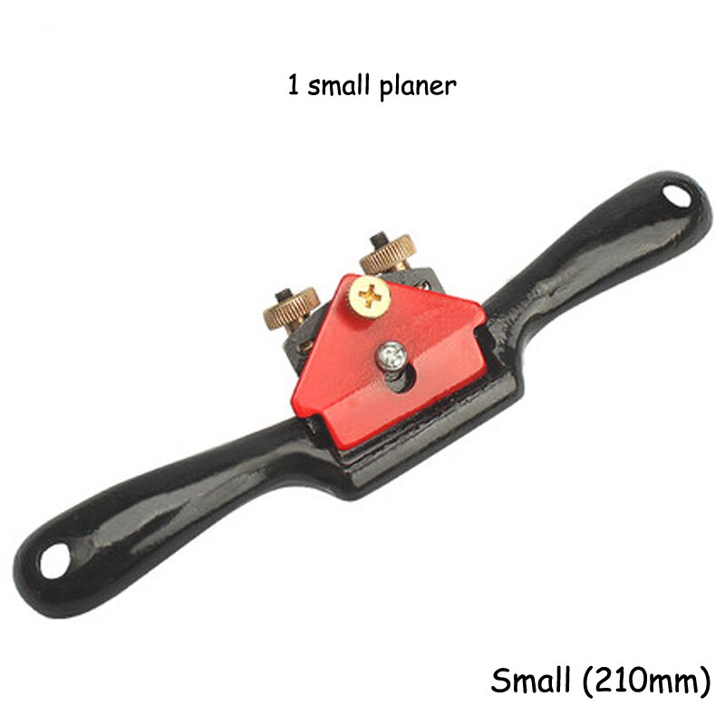 Adjustable Plane Spokeshave Woodworking Hand Planer Trimming Tools 9 Inch Wood Hand Cutting Edge Chisel Tool with Screw: Small