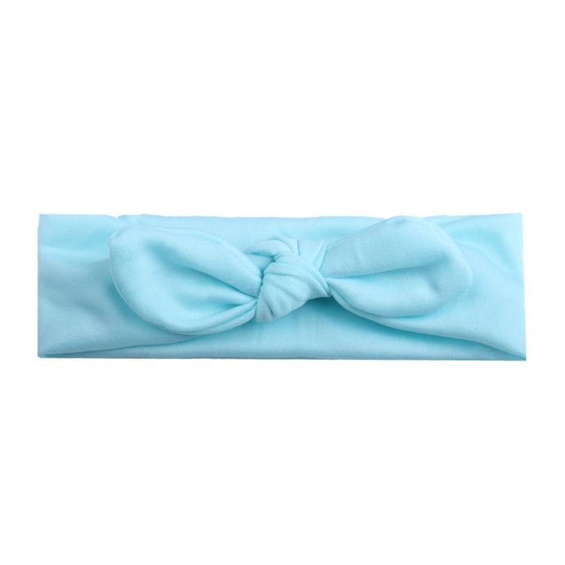 Baby Kinder Mädchen Kaninchen Bogen Ohr Haarband Stirnband Turban Knoten Kopf Wraps baby mädchen stirnbänder: A