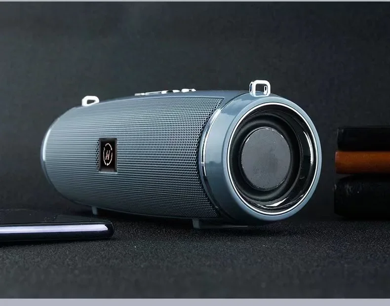 Caixa De Som - Altavoz inalámbrico portátil Bluetooth 200W Audio exterior de alta potencia 3D estéreo envolvente TWS FM voz RHDE: TRANSPARENT