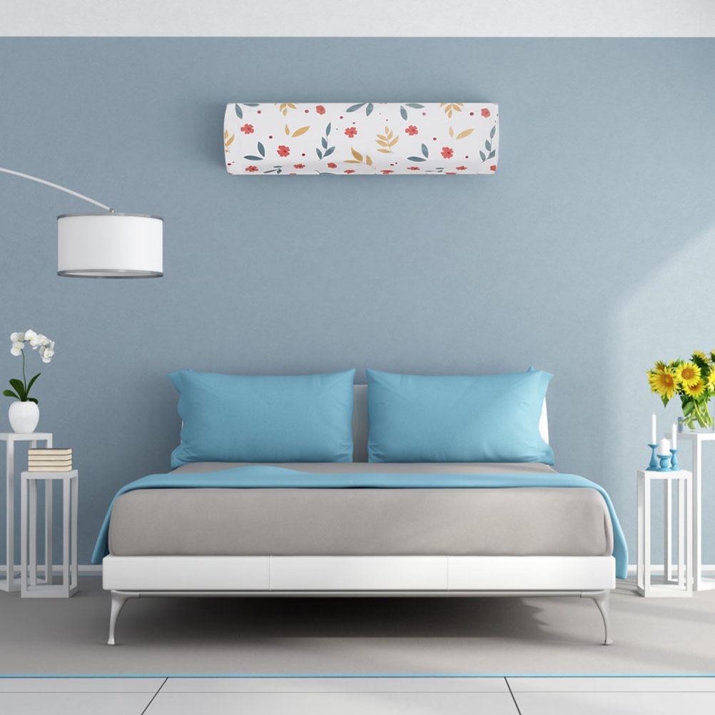 2pcs Indoor Air Conditioner Covers Hanging Air Conditioner Cover Protectors
