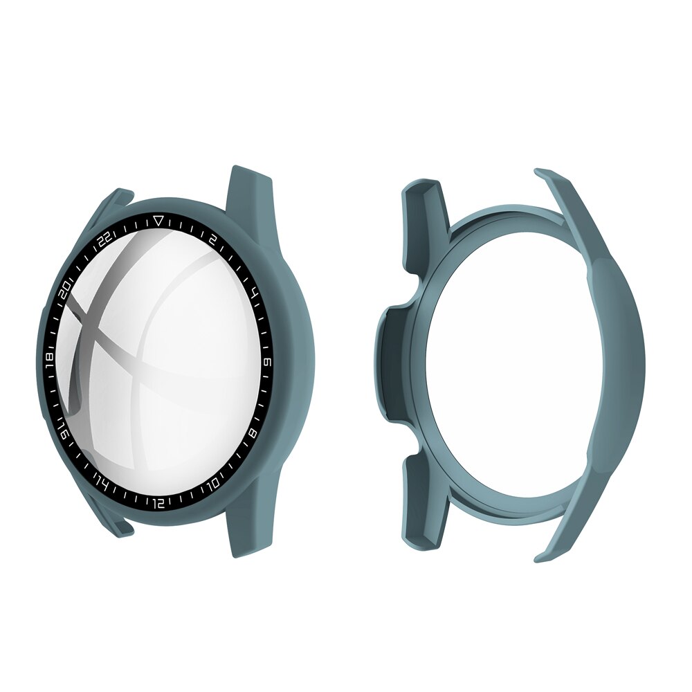 Herdet glass deksel for huawei watch  gt 2 46mm stk urskive skala beskyttende etui skjermbeskytter klokke skall smartklokke tilbehør
