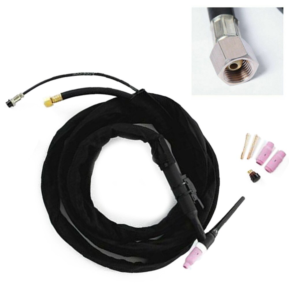 3 meter TIG Torch kit CNC Metalworking Equipment Gas lens Air-Cooled Boy Flexible Welding Set
