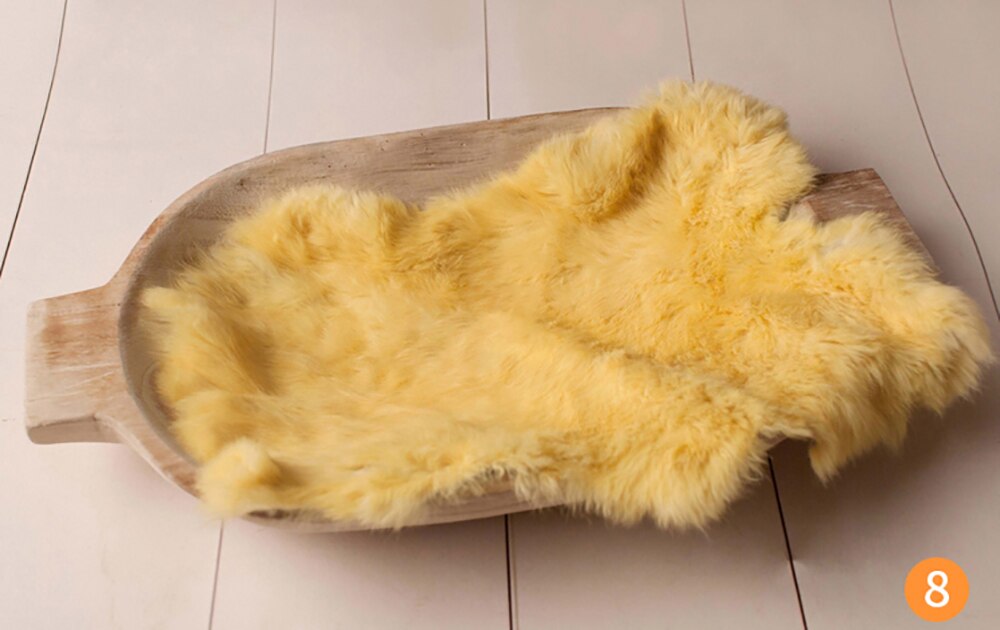 Birth Photo Shoot Background Blanket Rabbit Fur Baby Baby Girl Birth Photography Props Blanket Accessories: as picture 8