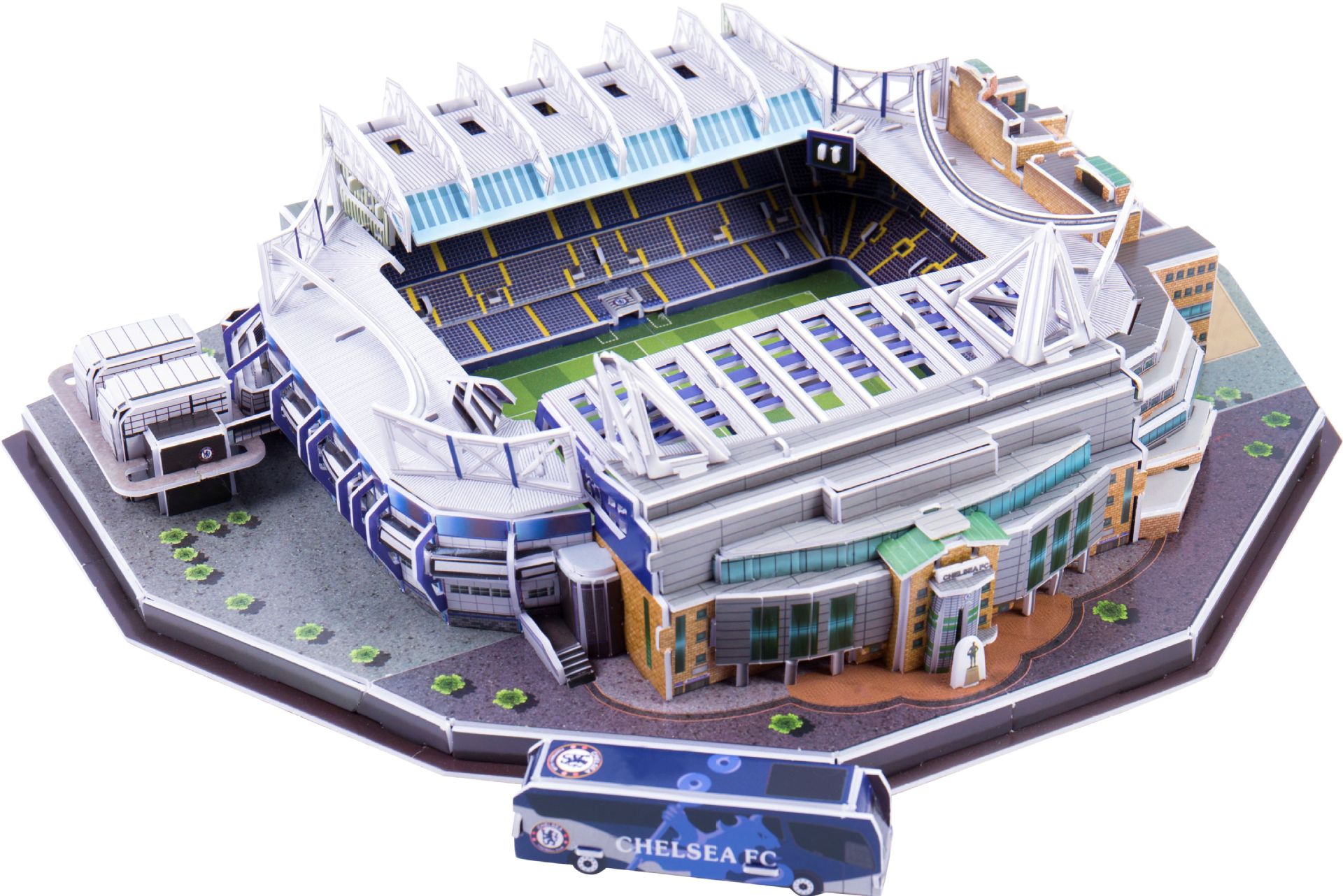 Puzzle classico fai da te Puzzle 3D stadio di calcio mondiale parco giochi di calcio europeo assemblato modello di edificio Puzzle giocattoli per bambini: 100