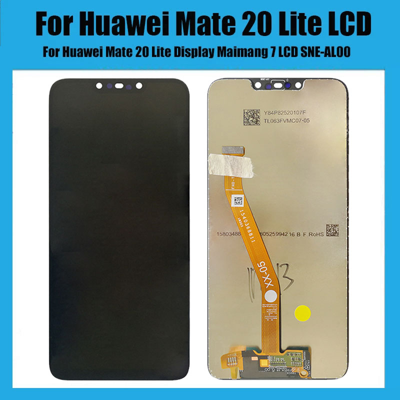 6.3 "Lcd Voor Huawei Mate 20 Lite Display Touch Screen Vervangend Voor Huawei Mate 20 Lite Display Maimang 7 lcd SNE-AL00