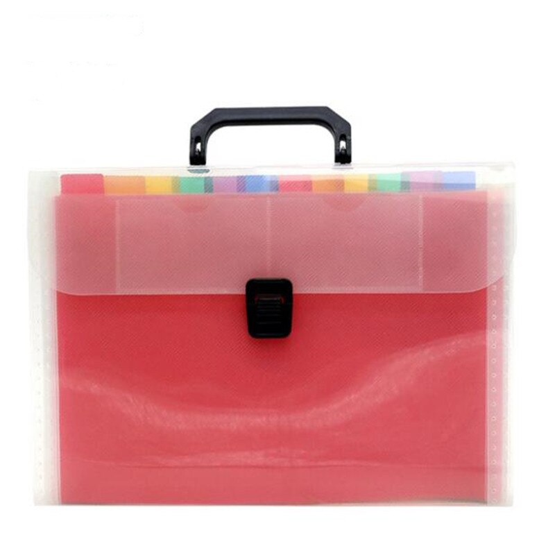 Organ bag a4 multi-layer folder to hold pp vertical student organ clip portable organ bag student test paper bag