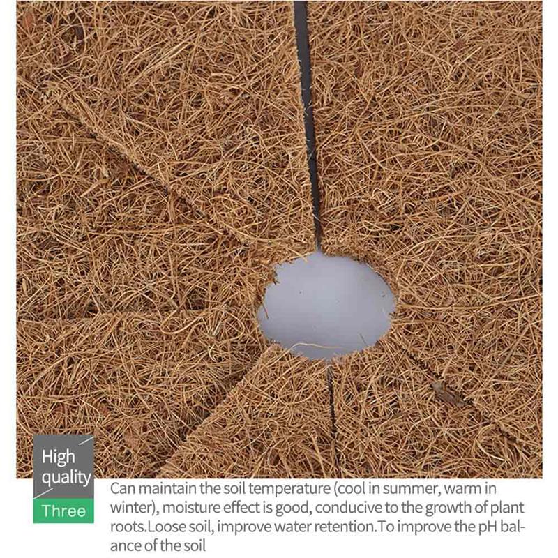 Cubierta protectora para plantas en maceta, mantillo de Coco para invierno, tapete de Coco para jardinería, 35/40cm