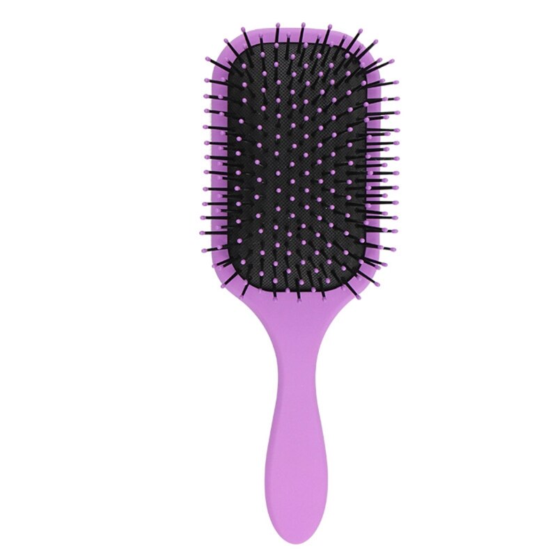Brosse professionnelle pour démêler, lisser et sécher les cheveux, pour Salon de coiffure: Violet