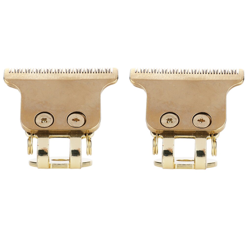 Oplaadbare Tondeuse Kapper Kapsel Cutter Maaier Snijmachine Scheermes Tondeuse Clippers Mannen Baard Trimmer Voor Mannen: 2 replaceable  heads