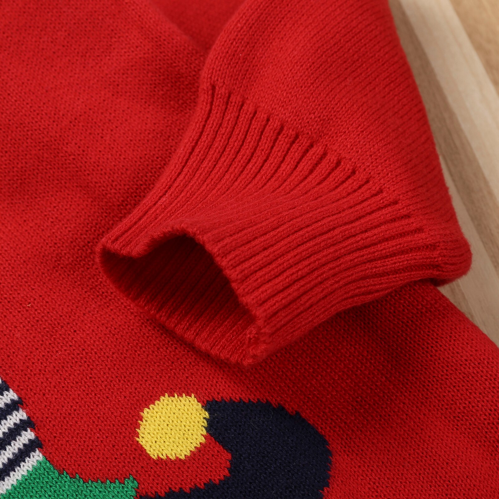 automne et hiver vêtements pour enfants garçons et filles noël dessin animé chandails tricotés, automne à manches courtes vêtements