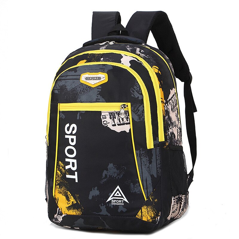 Waterdichte kinderrugzakken voor jongens, basisschoolboekentas, sac enfant kinderschooltassen, orthopedische rugzakken voor kinderen: Geel 1