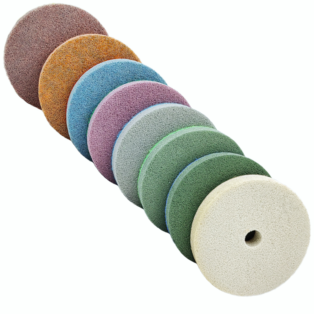 3 “ /4 " /5 “ diamantsvamp för våt användning av betongslipskiva, marmor, granit, konststen, poleringsrengöringsverktyg