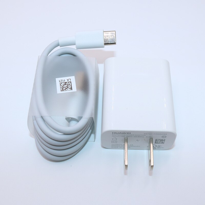 Originele HUAWEIl 5V 2A EU ONS charger & Micro USB/Tpye C Kabel voor P8 9 nova 3i 2i honor 8x 7c p6 p7 p8 p9 p10 lite mate 7 8 S Y6: USxType-c cable