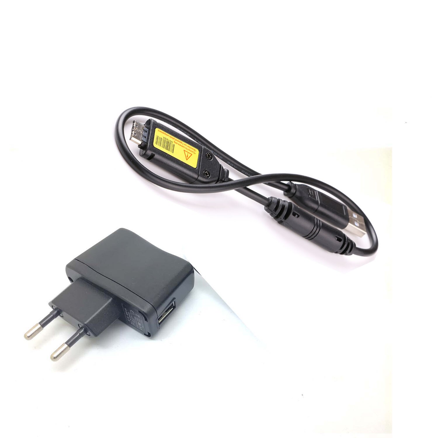 Cable de datos cargador USB de pared para cámara Samsung, Cable de datos para SUC-C3, WB1000, WB2000, WB500, WB5000, WB550, WB600, WB650, SUCC3,: EU wall charger