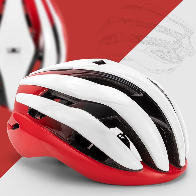 Road Fietshelm Mannen Vrouwen Outdoor Sport Ademende Mtb Fietshelm Ultralight Veilig Fiets Aero Cap Capacete Ciclismo: 06