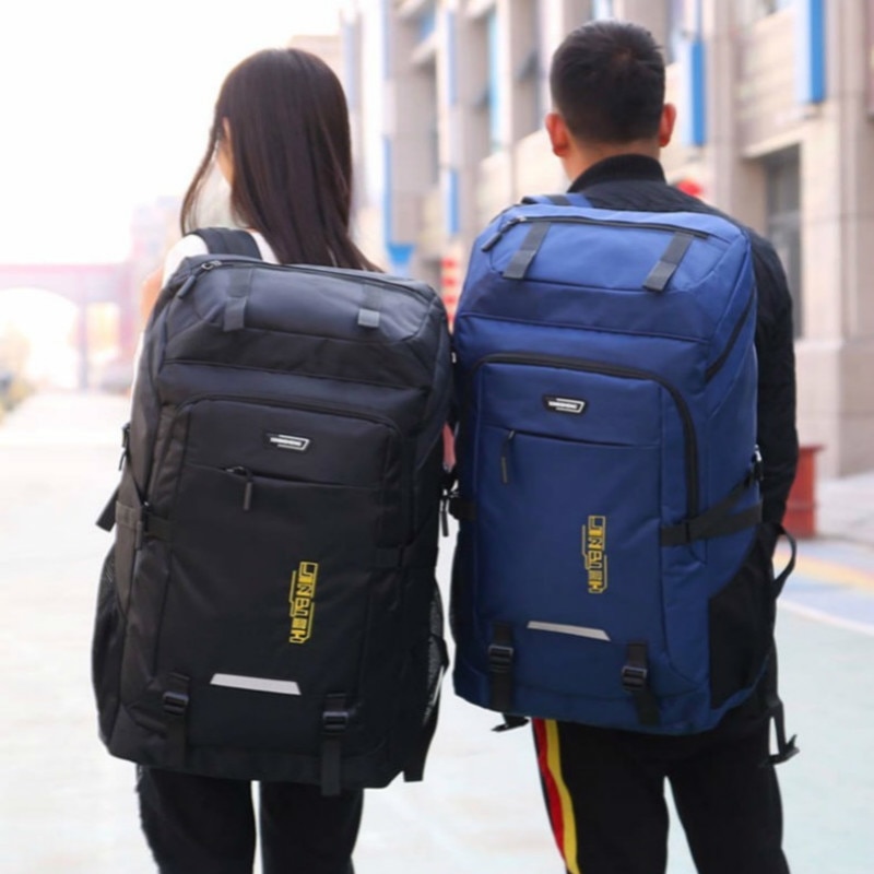 80L Super grande al aire libre mochila organizador De hombres bolsos De Viaje Duffle Big Duffel Weekend Vs Bolsa equipaje embalaje cubos Bolsa De Viaje