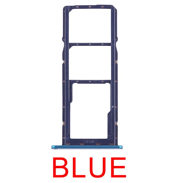 3 color for Huawei 2 x SIM Card Tray/Micro SD Card Tray for Huawei Honor 8X Max/Enjoy 9/Mate 20 Replacement repair parts: Enjoy 9 (Blue)