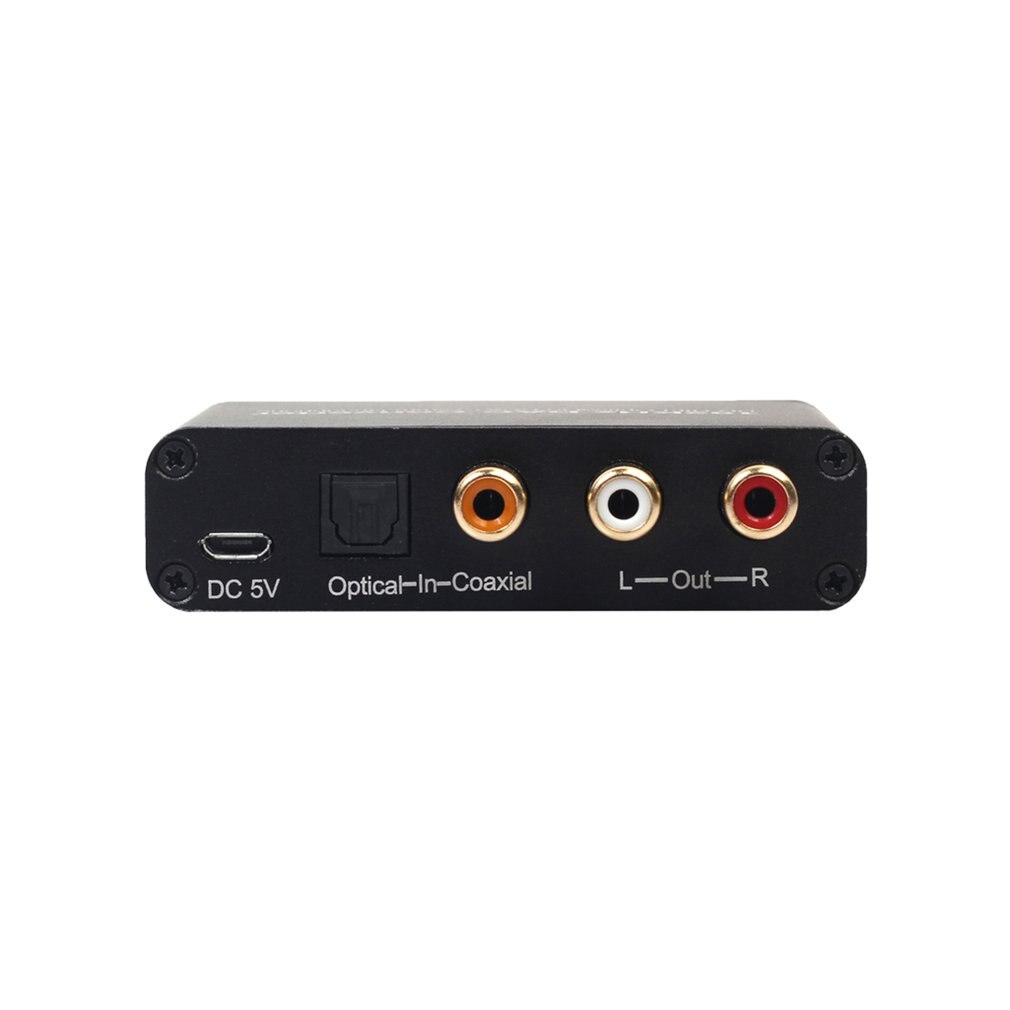 Digitaal naar Analoog Converter DAC Digitale SPDIF Toslink naar Analoog Stereo Audio L/R Converter Adapter voor PS3 Xbox DVD PS4