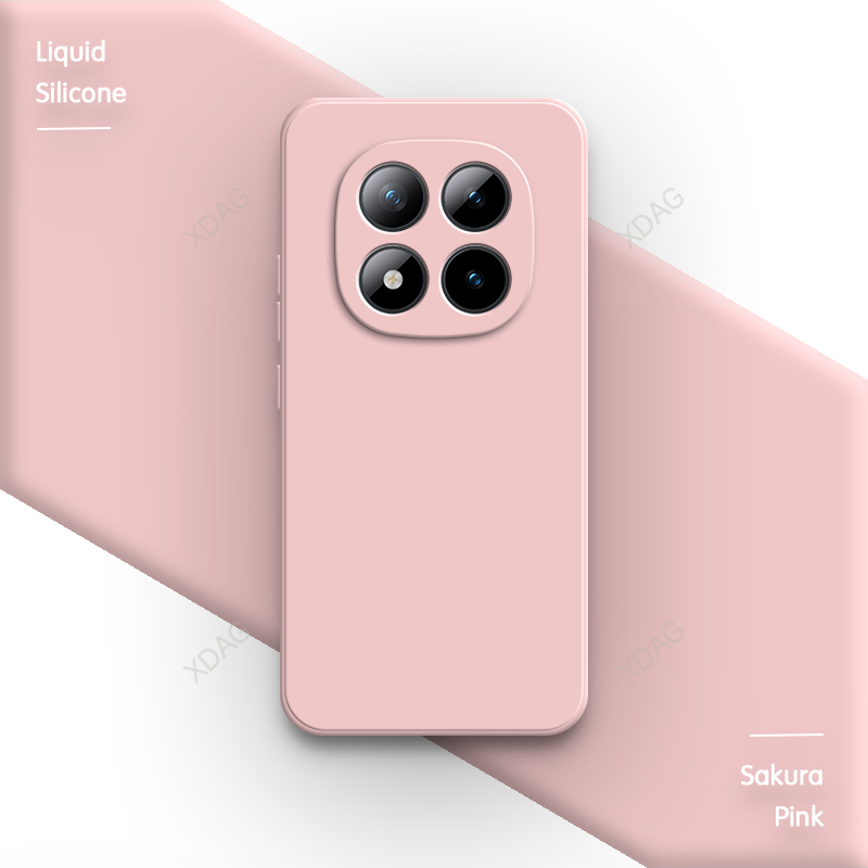 Original Phone Case for Xiaomi Redmi Note 15 Pro Plus Pro+ Note15 15Pro 5G Liquid Silicone Soft Simple Back Cover Funda Carcasas