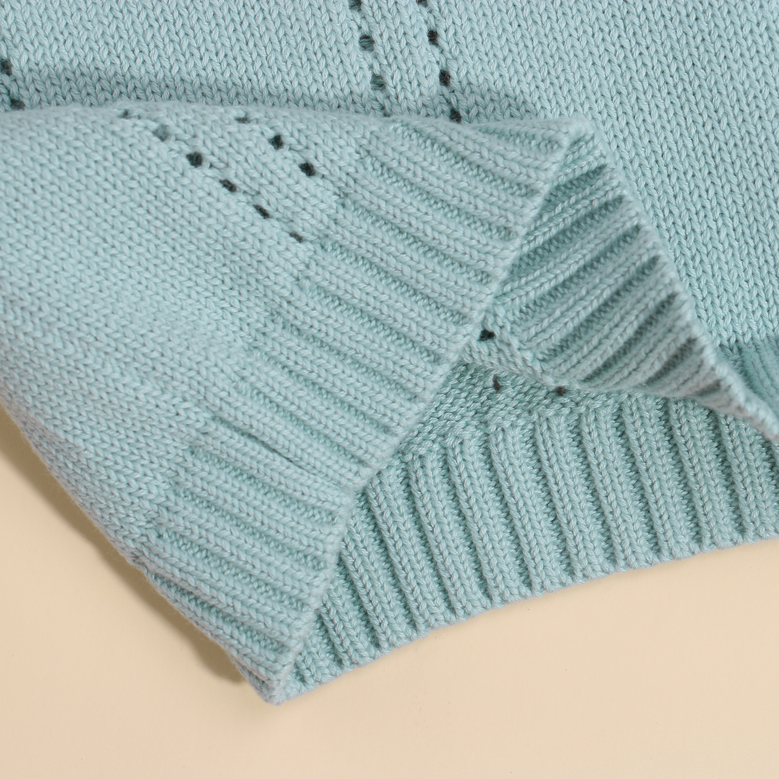 Canottiere estive per bambini, gilet senza maniche a tracolla larga lavorato a maglia tinta unita per ragazze, blu/verde