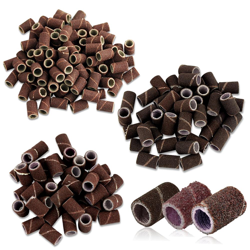 50 stuks schuurbanden, hulzen, elektrisch polijstschuurpapier, cirkelschuurmachine, nagelkunstboor, vijl, salontips, gereedschap, dremelaccessoires