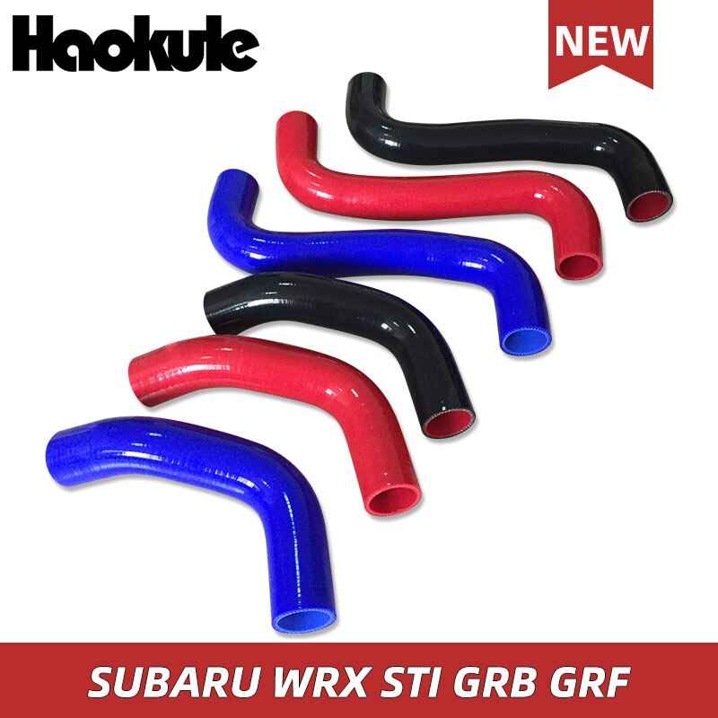 Prestaties Radiator Siliconen Slang Kits Voor Subaru Impreza Wrx STI10 Grb Grf Blauw Rood En Zwart