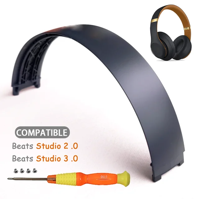 vervangende hoofdband voor Beat Studio 3 2 Studio 3 hoofdband Studio 3.0 draadloze headset hoofdbanden kit: Black