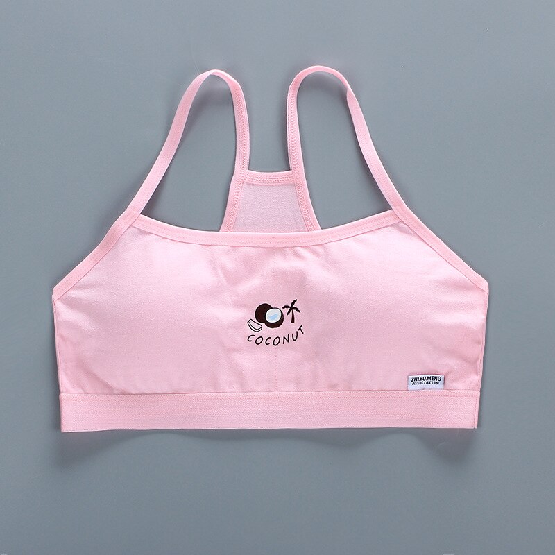 Biustonosz dla dziewczynek 12 16 lat bielizna biustonosz bawełna dzieci Adolescente trening oddychający nastoletni stanik sportowy
