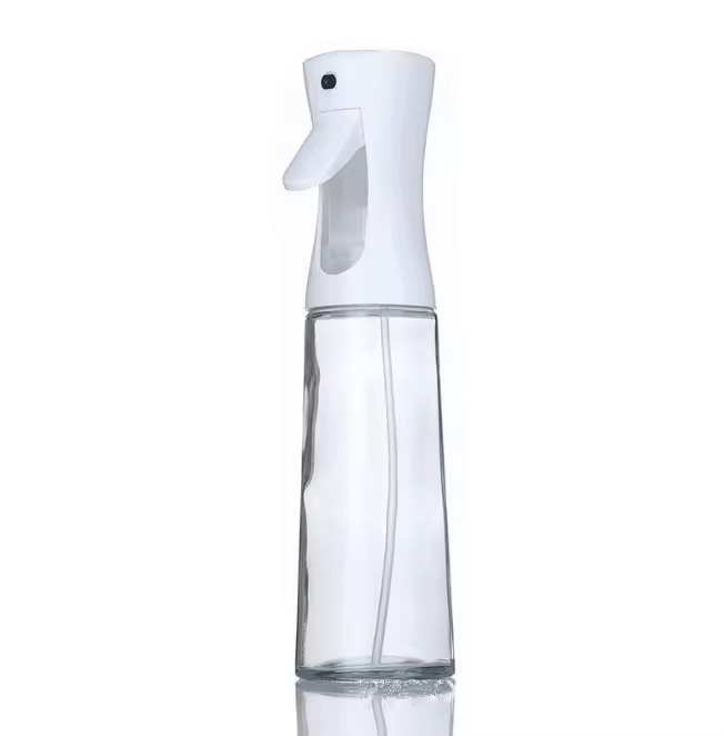 Enkele verpakking Keukengadget Multifunctionele oliespray 500 ml * 1 olijfolie-spuitfles voor koken: WHITE