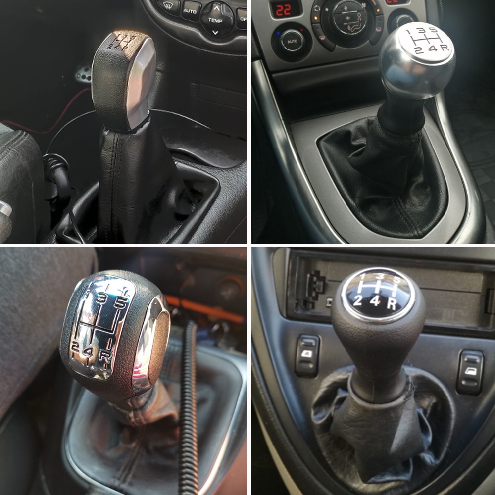 Pomo de cambio de marchas para Citroën C1 C3 C4, para PEUGEOT 106, 107, 205, 206, 207, 306, 307, 308, 309, 405, 406, 407, 508, 605, 607, 806, 807