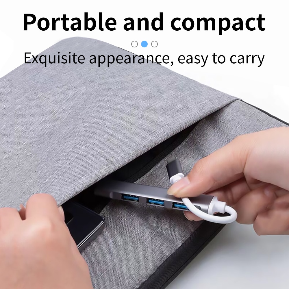 Tyyppi c usb c hub telakka 3.0 3.1 4 porttinen monijakaja sovitin otg lenovolle huawei xiaomi macbook pro 15 air pro tarvikkeet