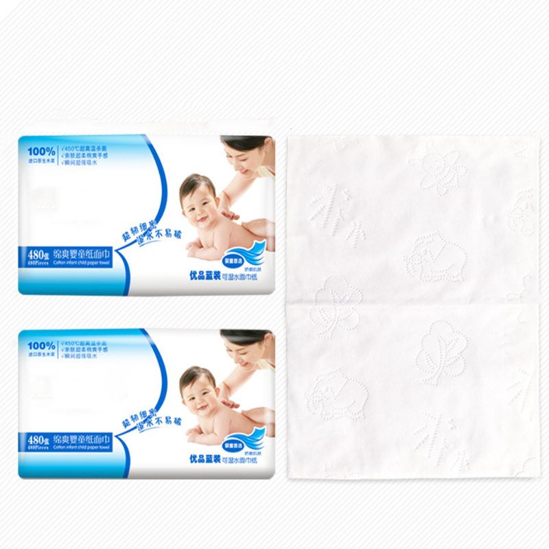 8PCS Silky Smooth Soft Premium 3-Ply Toilet Paper Kitchen Toilet Facial Tissues GXMC