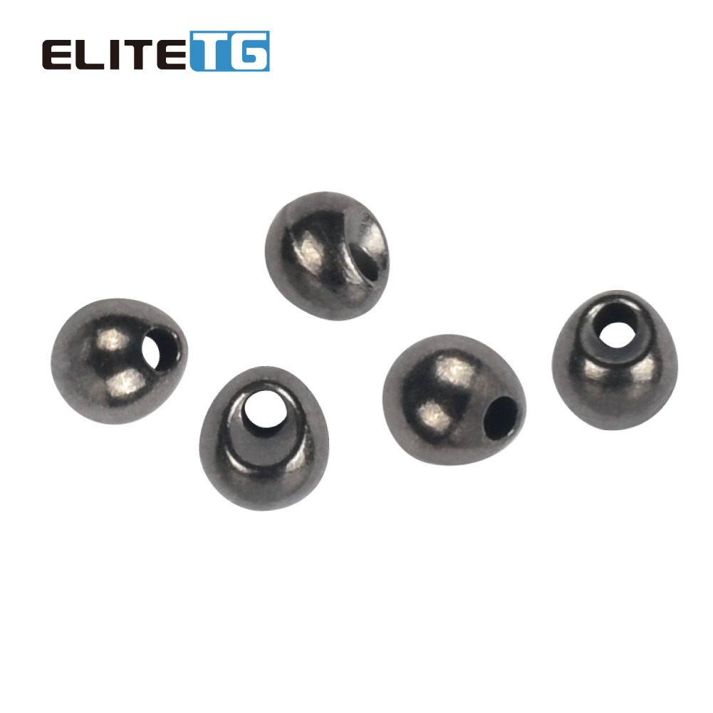Elite TG 200 STKS 2,3 mm-3,8 mm veelkleurige kralen off-set wolfraam kralen traanvorm jig off kralen vissen vliegbindset vissen lokken: 120Mm / Oranje