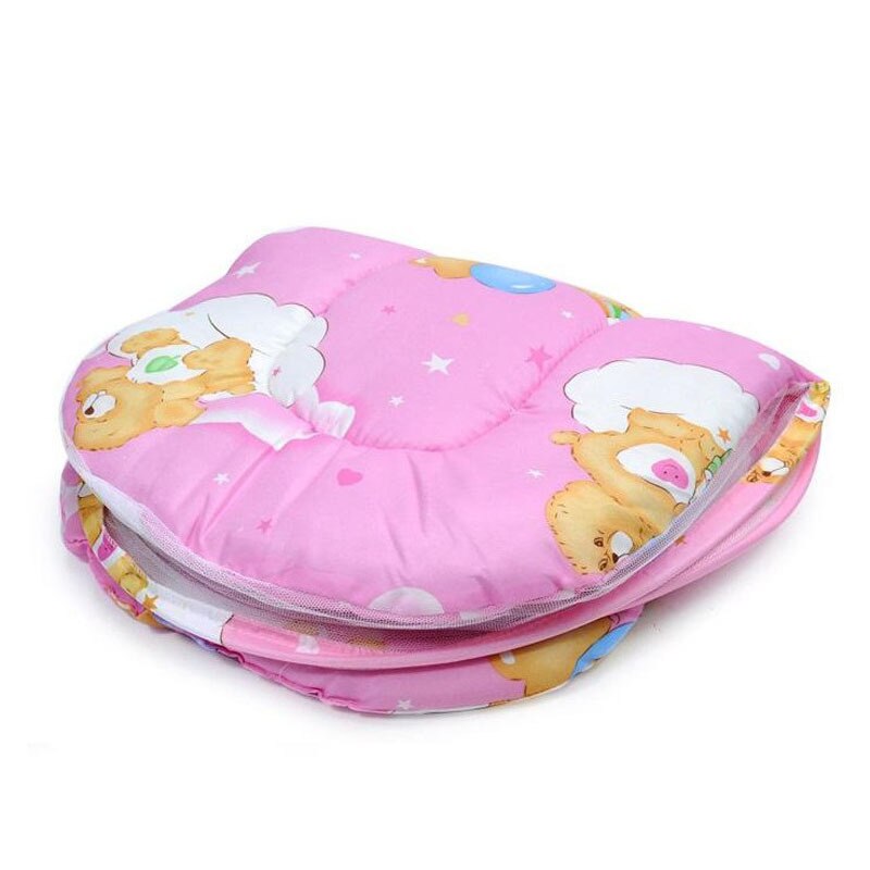 0-24 Months Baby Bed Portable Foldable Baby Crib With Netting Newborn Sleep Bed Travel Bed Mosquito Net Baby Bedding