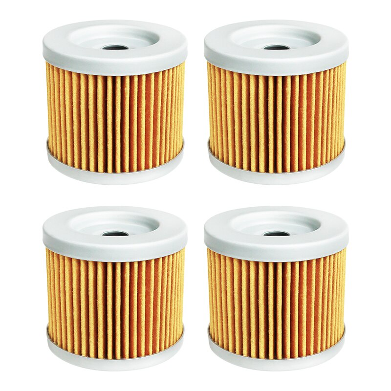 Cyleto filtro de aceite para motocicleta para Hyosung 125 GA125 RT125 GF125 RX125 XRX125 GT125 cometa GT125R GT250 GT250R GV125 Aquila GV250: 4pcs-yellow