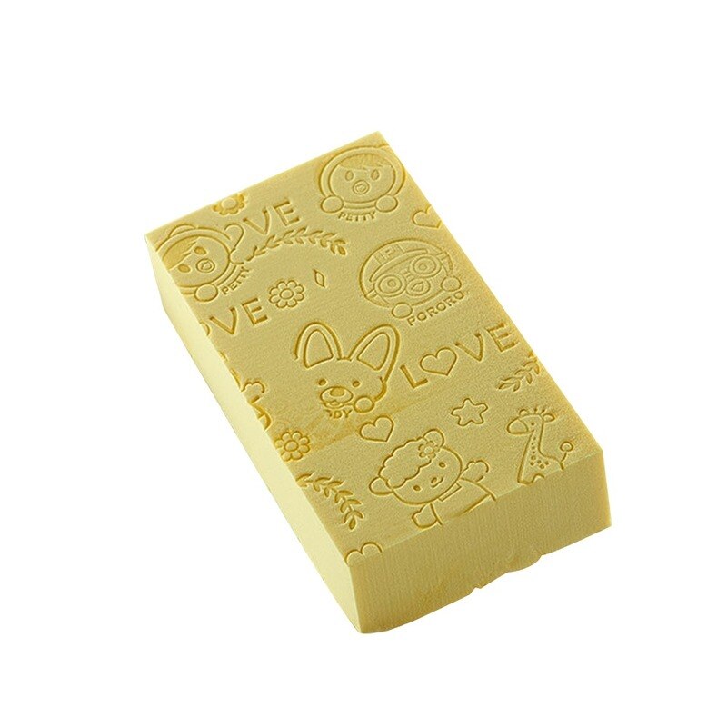Bath Sponge Body Dead Skin Remover Exfoliating Massager Cleaning Shower Brush Peeling Sponge for Washing for The Body for Adults: yellow