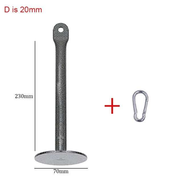 Gym DIY Fitness Dumbbell Barbell Loading Pin Pulley Cable System Attachment Weight Lifting Plates Bracket Home Strength Workout: 23CM