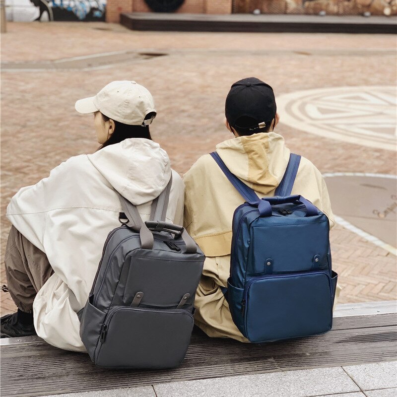 Rucksack männer Neue Fluss Junger Schüler Computer Tasche lässig Einfache Tragbare Oxford Tuch Rucksack