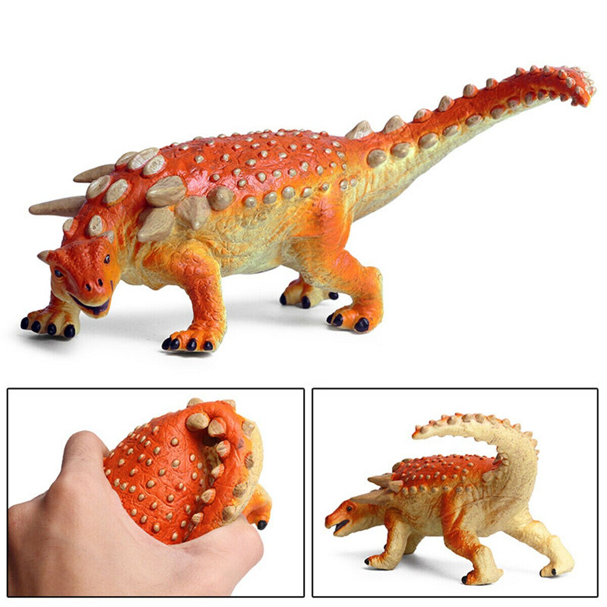 Saichania Dinosaurus Figuur Ankylosaurus Animal Model Collector Ankylo Kinderen Speelgoed Simulatie Model Dier Collector Decor