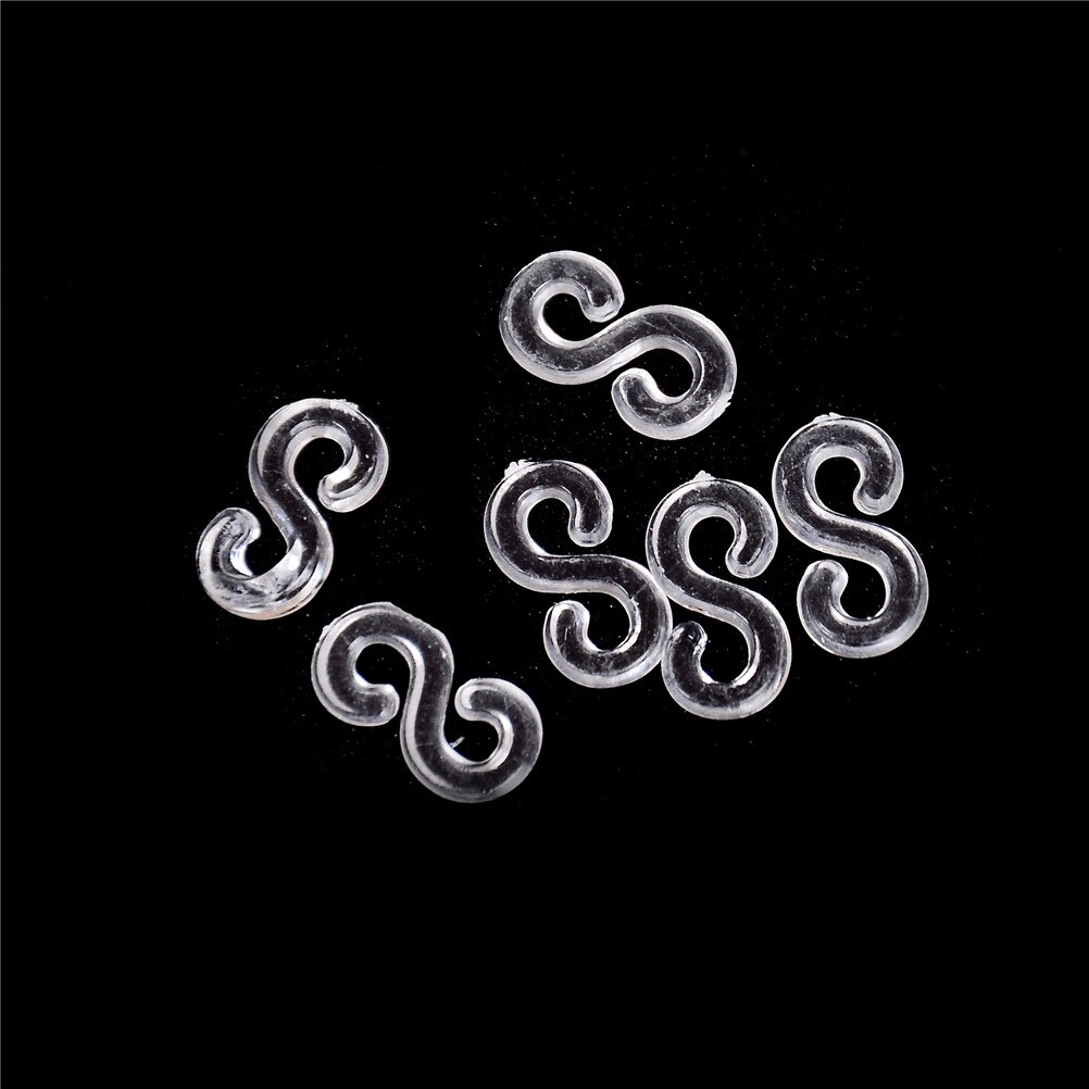 200Pcs (10 Zakken) Transparante Loom Elastiekjes Kits S Clips Voor Diy Weefgetouw Bands Armband Bedels Accessaries