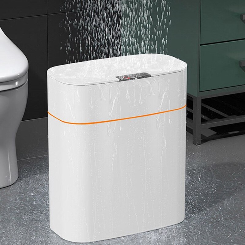 13L Smart Sensor Dustbin Electric Automatic Rubbish Can USB Waterproof Dustbin Home Induction Garbage Bin