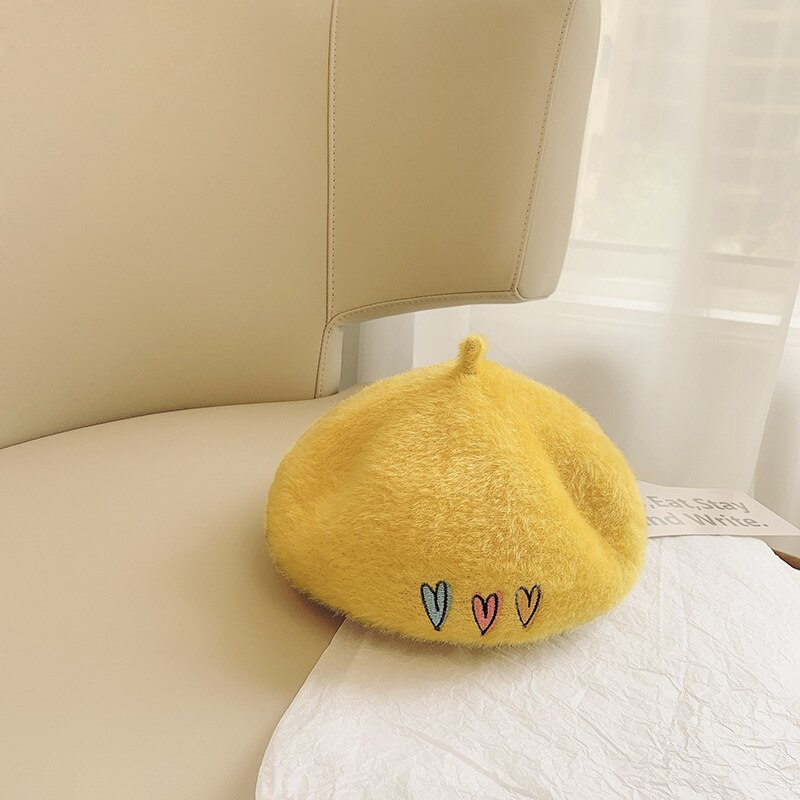 Boina de lana para niño y niña, gorros de lana para niño y niña, accesorios de ropa de de 52cm