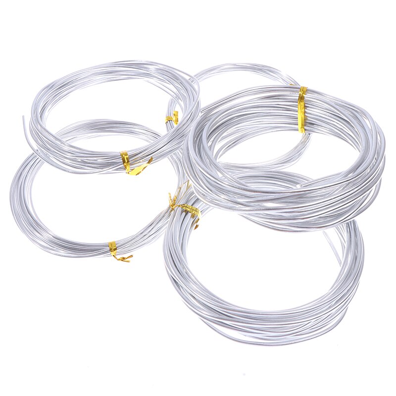 Bonsai Wires Anodized Aluminum Bonsai Training Wire Total 16.5 Feet (silver)