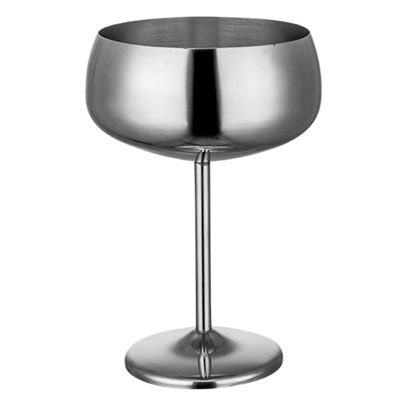 1 stk luksus 304 rustfritt stål cocktailglass cocktail juice drikke champagne beger fest barutstyr kjøkkenverktøy sølv
