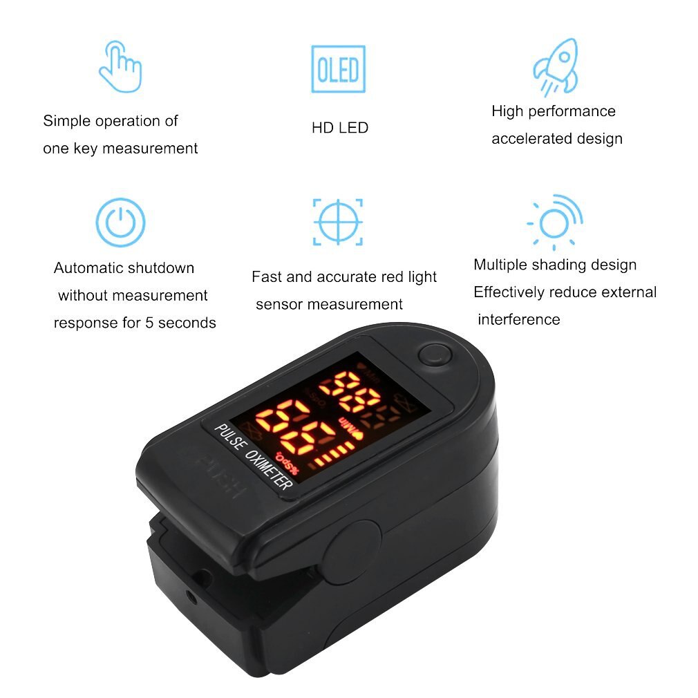 Forehead O2 Probe Digital Forehead Thermometer Infrared Non-contact ... – Grandado